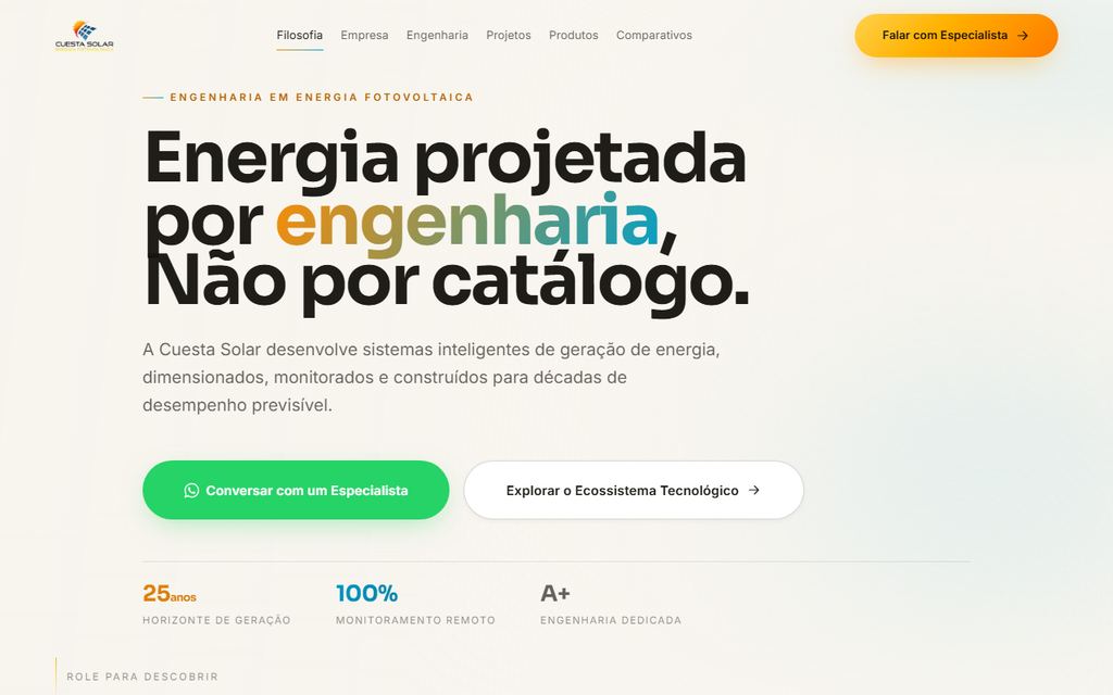 Site Fabio Cuesta — energia solar